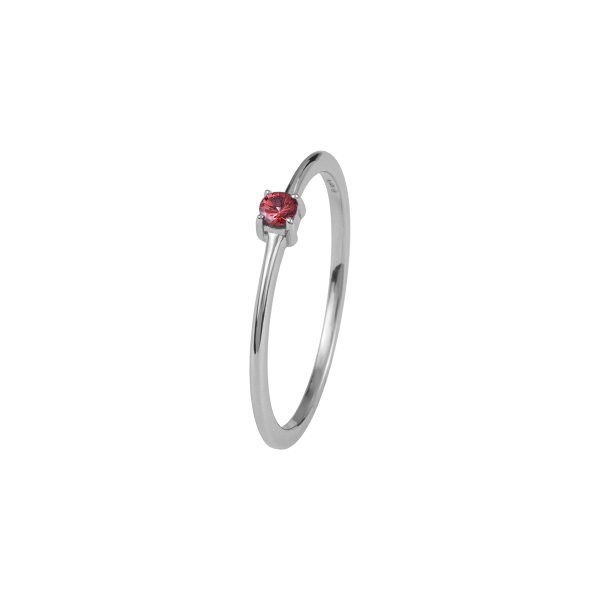 Jacques Lemans SE-R155C54 Damenring Ring Gr. 54 Sterlingsilber  mit Granat